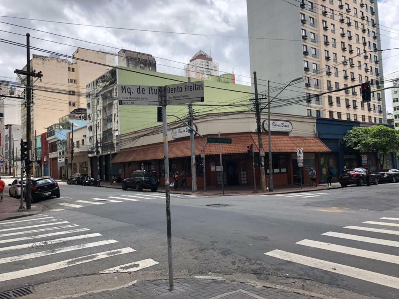 Apto Novo - Um Bloco Do Metro Republica Apartamento São Paulo Exterior foto