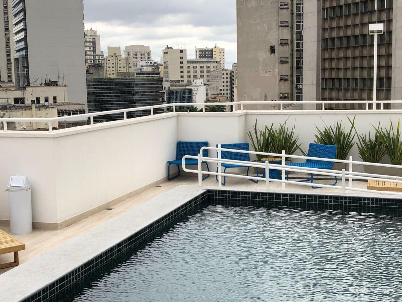 Apto Novo - Um Bloco Do Metro Republica Apartamento São Paulo Exterior foto