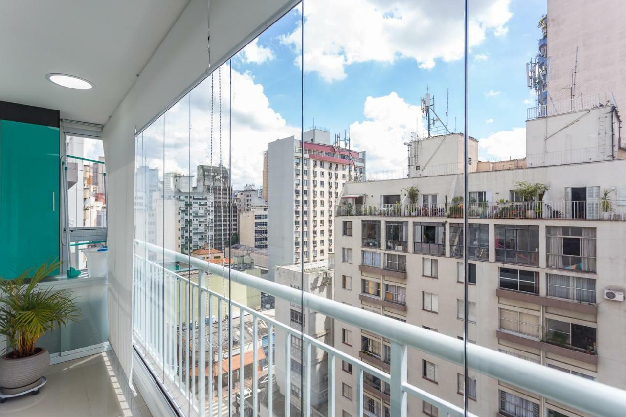 Apto Novo - Um Bloco Do Metro Republica Apartamento São Paulo Exterior foto